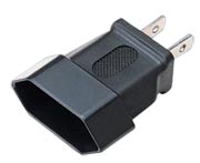 A-115P716MF: CEE 7/16 (euro) Female to 1-15P Male power adapter