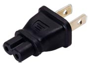 A-115PC7: 1-15P Male to C7 Female power adapter