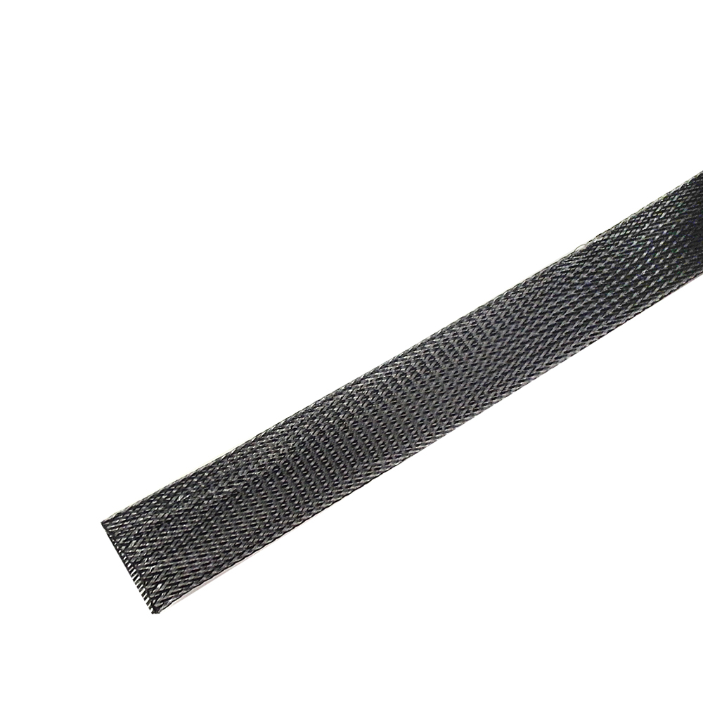 BS-PT125-250CB: 250ft 1 1/4 inch Sleeving Carbon