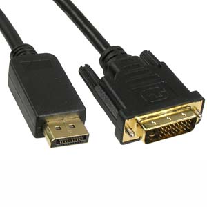C-DPD-6: Low cost 6ft DisplayPort DP male to DVI male cable