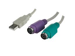 HF-CB-U2PS-2A: USB Adaptor, USB to 2xPS2