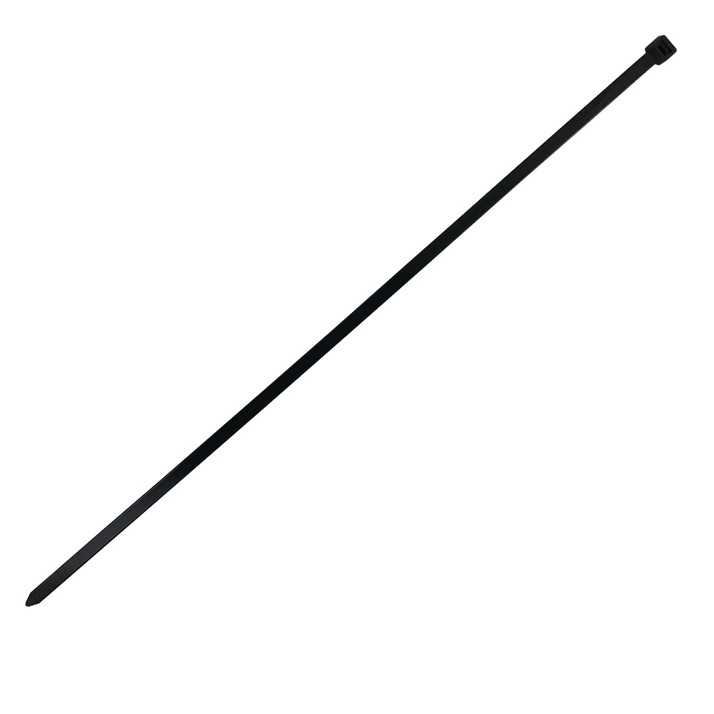 CT-318-100BK: 100pk 18 Inch Cable Tie (120lb) - UV & Weather Resistant Nylon 66 - Black