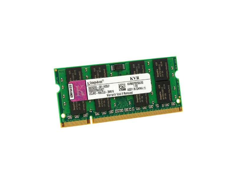 DDR2-KST-02G-KVR667D2S5/2G: KVR667D2S5/2G Kingston DDR2, 2G, 667, Laptop RAM