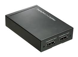 DPSL-2: 2-Port DisplayPort Hub Splitter - v1.2 / HDCP / 3D, 4Kx2K