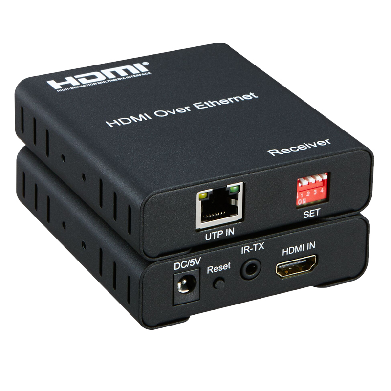 E150IRMR: HDMI Matrix Extender Over IP By CAT 5E/6 Cable With IR Receiver Unit - Click Image to Close