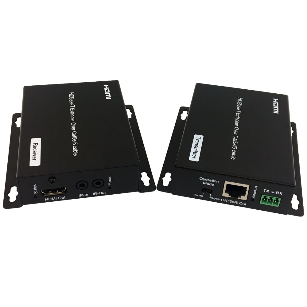 E40704K-IR: HDBaseT Ultra Slim Extender Kit HDR, 4K@60Hz 4:2:0, 40 to 70M - Click Image to Close