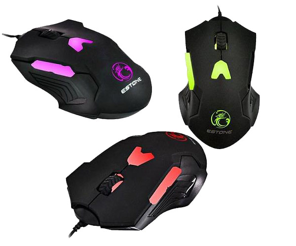 GT700: 2400DPI Adjustable USB Wired Multi Color LED Optical Gaming Mice