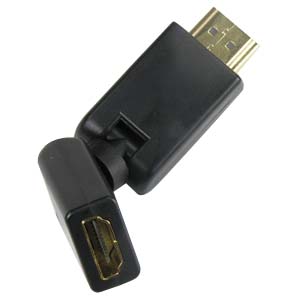 H360-MF: HDMI Male to Female swivel adapter