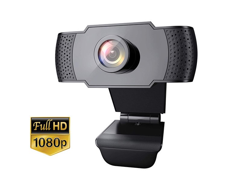 HF-1080WC: Webcam 1080P HD with microphone for skype, video calls , USB Plug and Play