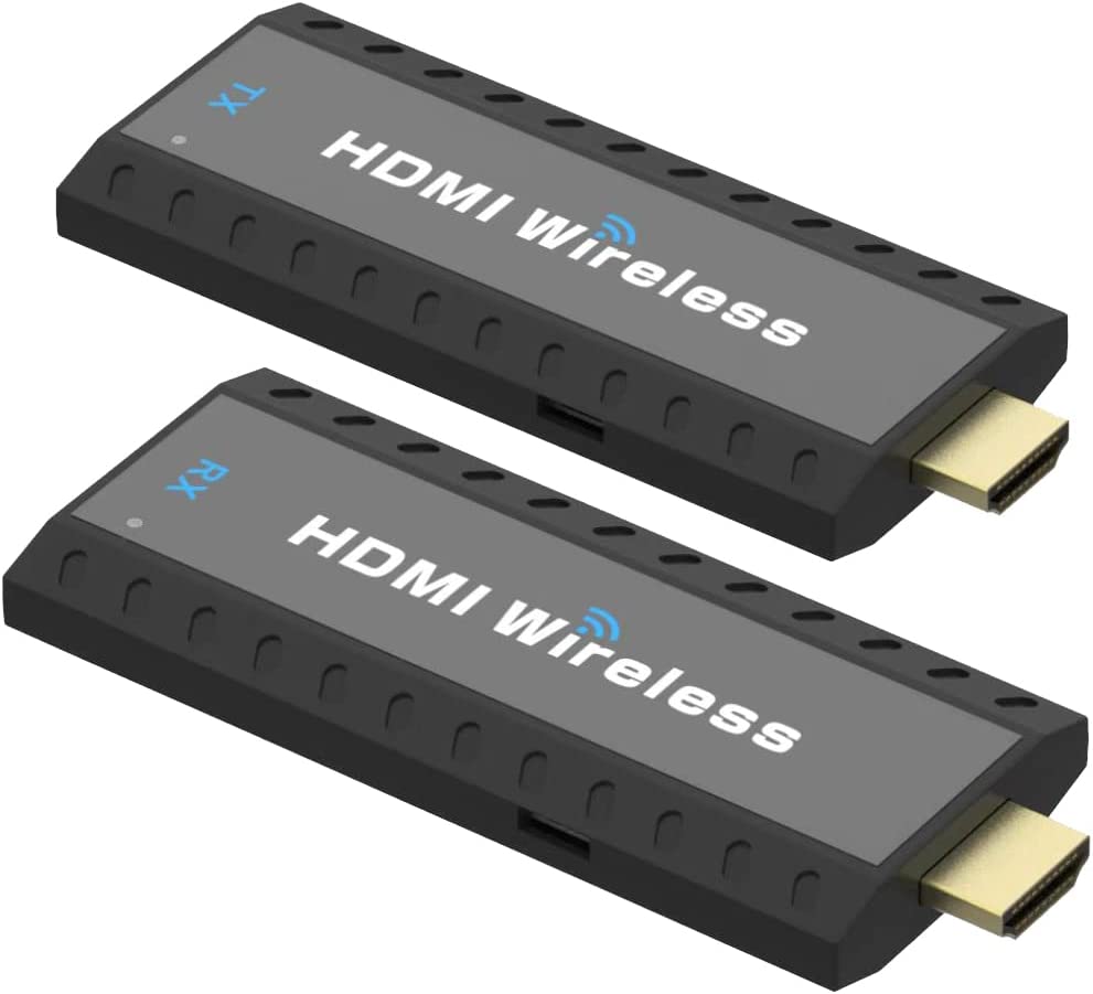 HF-50WHEDG: Wireless HDMI Extender Dongle Adapter, Streaming Video Audio from Laptop, PC, PS to HDTV/Monitor/Projector,164ft/50m Range