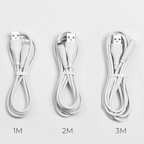 HF-BFLCA: 1-3m Charging data sync cable for Apple Lightning devices, anti-slip design