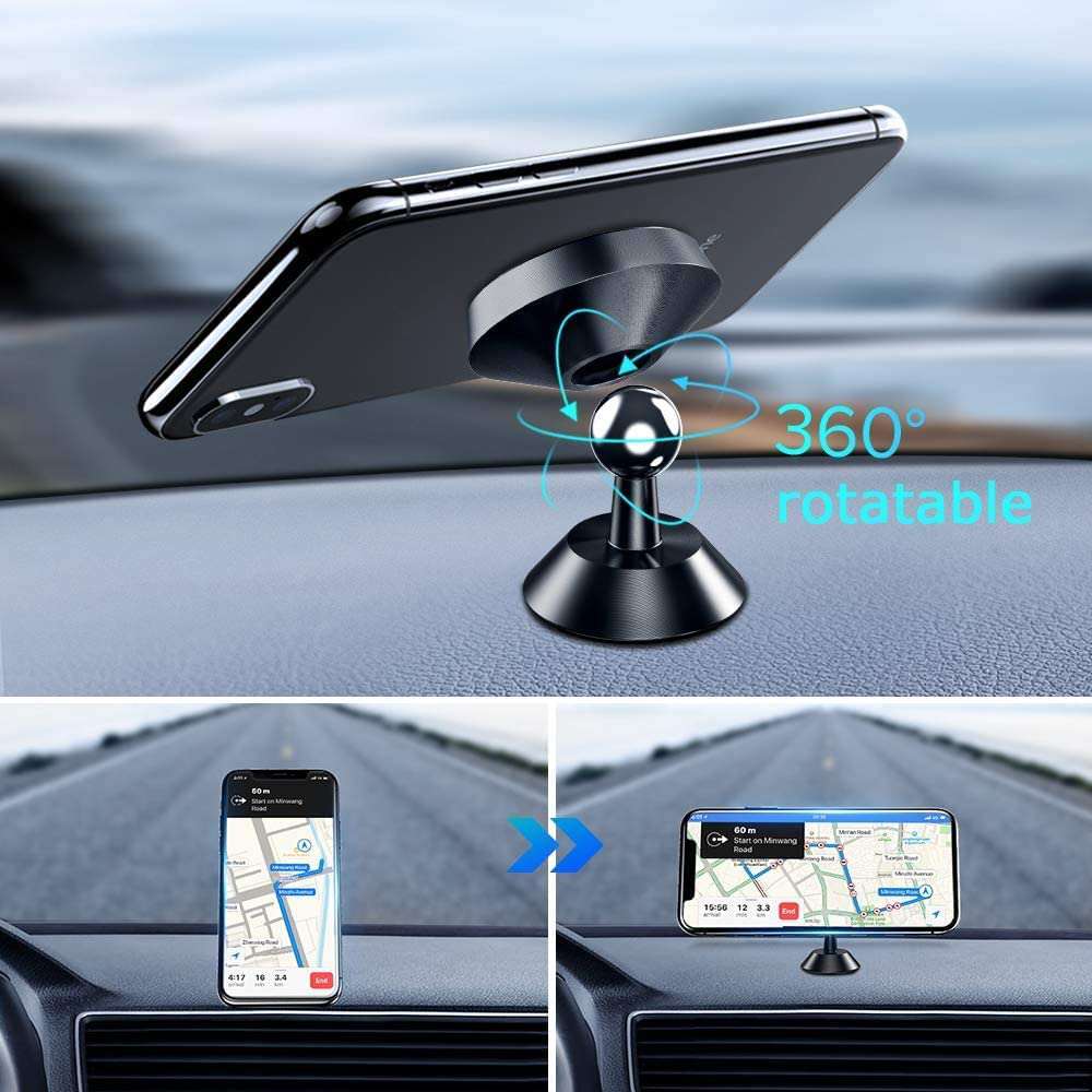 HF-BRFCH05: Universal Car Phone Holder, Universal Dashboard Magnetic Phone Mount for Car - Click Image to Close