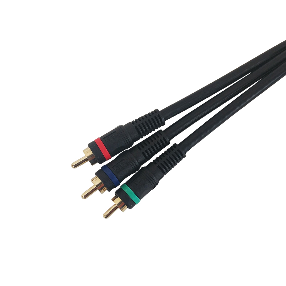 HF-C-COMP: 6 to 25ft RGB Component Video Cable - (Red-Green-Blue) 3 RCA Cable - DIRECTV, Satellite Dish Comcast