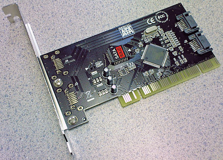 HF-CARD-SATA3112: Syba PCI to SATA150 Host card w/Raid