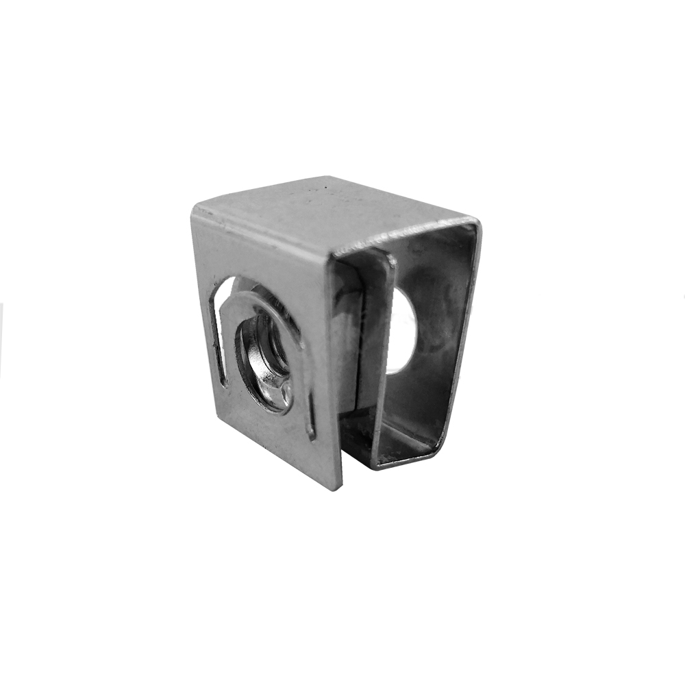 HF-CLN1032-100: Clip Nuts 10-32 Thread - Zinc Plated (100 Pack)