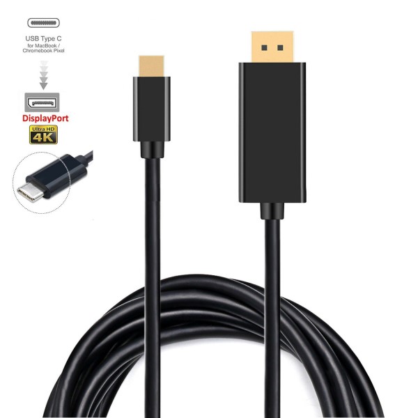 HF-CUCD-6: 6F Type C USB3.1 to Displayport cable (MM)