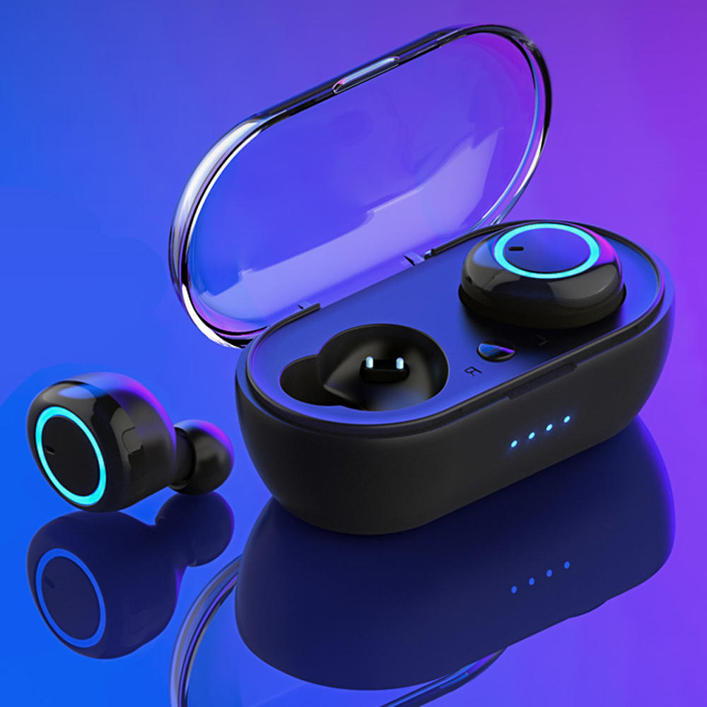HF-D10: TWS bluetooth 5.0 Wireless Earbuds Smart Touch Binaural Calls Wireless Hifi Earphone With Charging Box