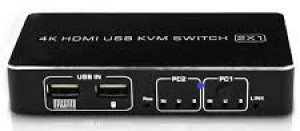 HF-HK202: HDMI 2.0 KVM SWITCH 2PORT USB