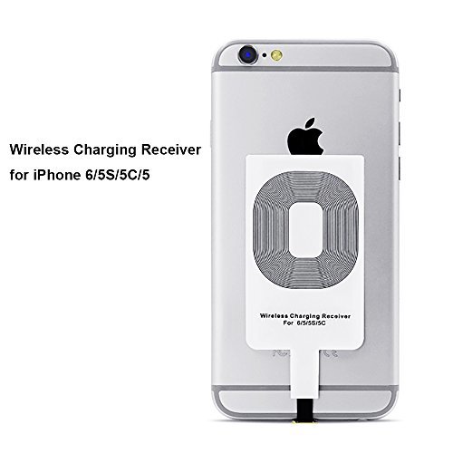 HF-L-WCR: QI WIRELESS CHARGER RECEIVER LIGHTNING PORT CHARGING ADAPTER for iPhone - Click Image to Close