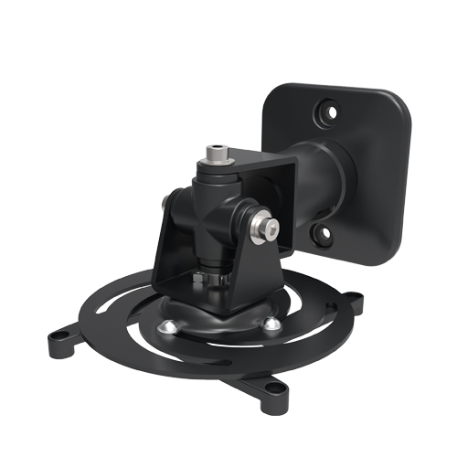 HF-PTM803: Projector Wall/Ceiling Mount, 4 Arm Tilt & Rotate Adjustable Length 220mm Black - Click Image to Close