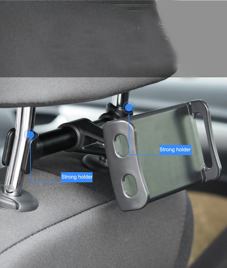 HF-RPH1: Headrest Tablet / Phone Car Mount Seat Tablet Holder Rear Pillow Stand for Cell phones/Tablets(4â€³-11â€³)