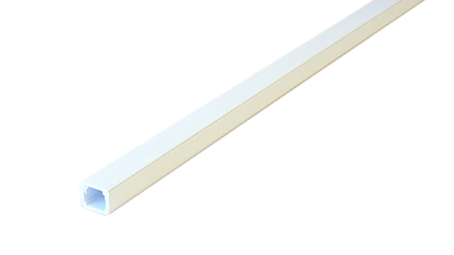 HF-RW-100-WH: Perplas Total 6ft with 2pcs 3ft each Raceway with Adhesive Tape Type-1 5/8 inch x 1/2 inch - White
