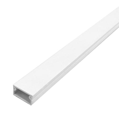HF-RW-1911-WH: Total 6ft with 2pcs 3ft each Raceway 19mm x 11mm with Adhesive Foam Tape/ White