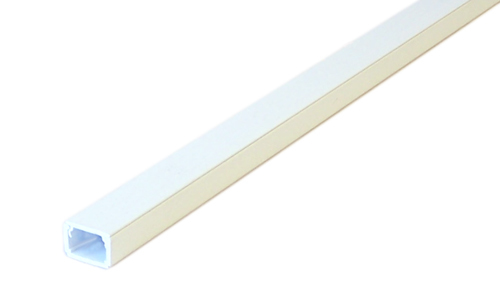 HF-RW-200-WH: Perplas Total 6ft with 2pcs 3ft each Raceway with Adhesive Tape Type-2 1 1/4 inch x 5/8 inch - White