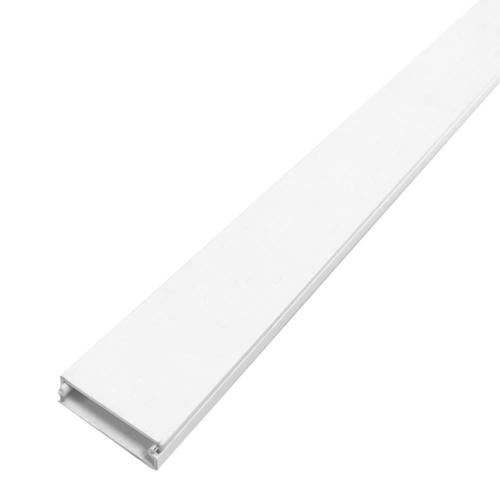HF-RW-3811-WH: Total 6ft with 2pcs 3ft each Raceway 38mm x 11mm with Adhesive Foam Tape White