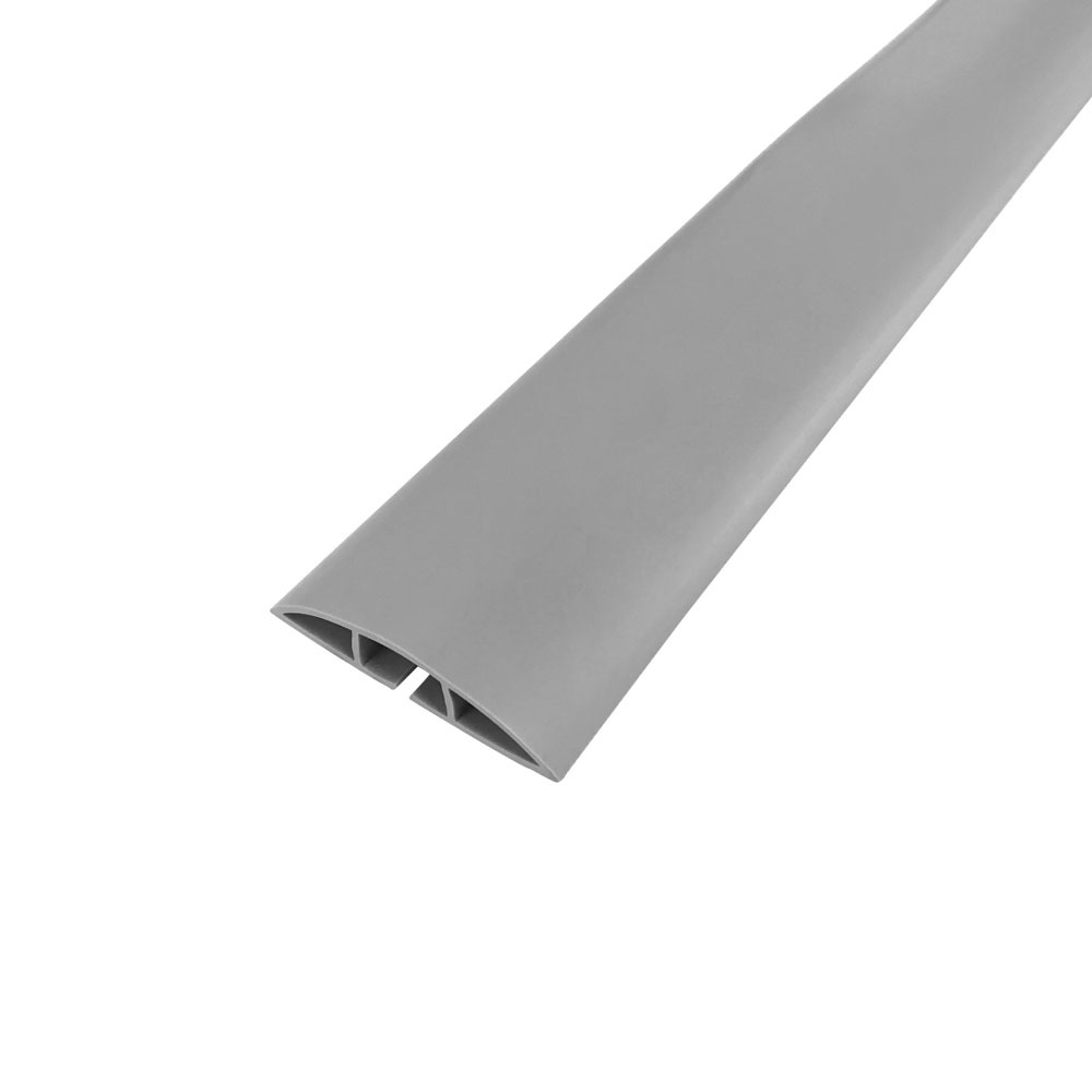 HF-RW-FT100-GY: Floor Track Cord Cover with Adhesive Tape - Grey