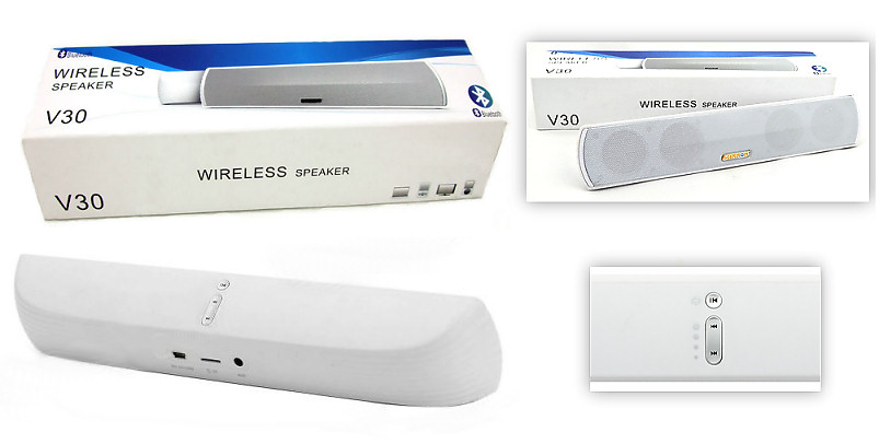 HF-SPK-BT-640: Bluetooth Stereo Speaker V30, MP3 Player 2 in 1