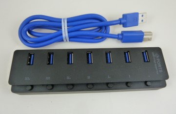 HF-U3HUBS7: USB 3.0 7 Port high speed HUB with switch