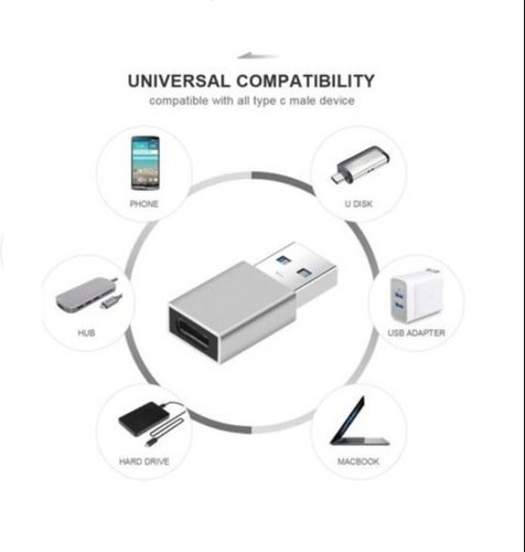 HF-U3MUCF-A: USB-C USB 3.1 Type C Female To USB 3.0 Male Adapter Connector Converter - Click Image to Close