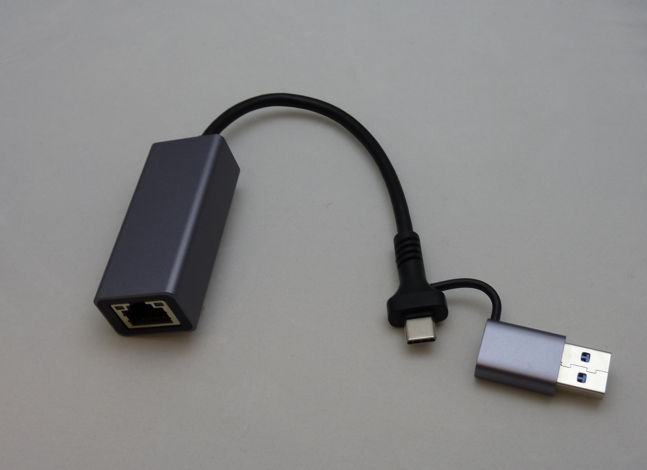 HF-U3UCEN1000A: 2 in 1 USB 3.0 + USB C to 10/100/1000 RJ45 Ethernet Adaptor HF-U3UCEN1000A: 2 in 1 USB 3.0 + USB C to 10/100/1000 RJ45 Ethernet Adaptor