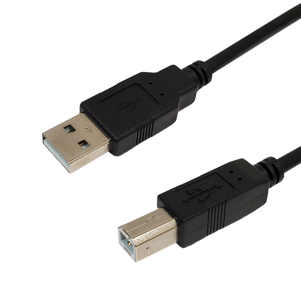 HF-UABMMAE: Active USB 2.0 Printer Cable 50Ft - A-Male to B-Male High Speed Printer/Scanner/Repeater Cable for HP, Canon, Lexmark, Dell, Samsung etc