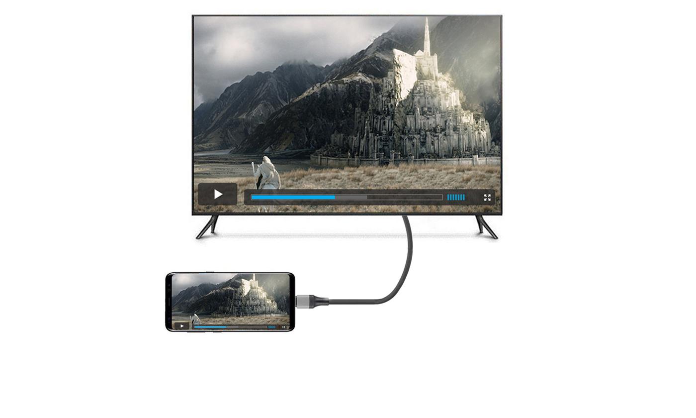 HF-UCH-CA: USB 3.1 Type C USB-C to 4K HDMI HDTV Adapter Cable