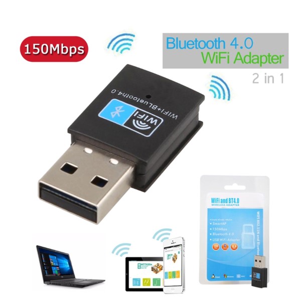HF-UWB150M: 150Mbps USB Wifi N and Bluetooth Adaptor