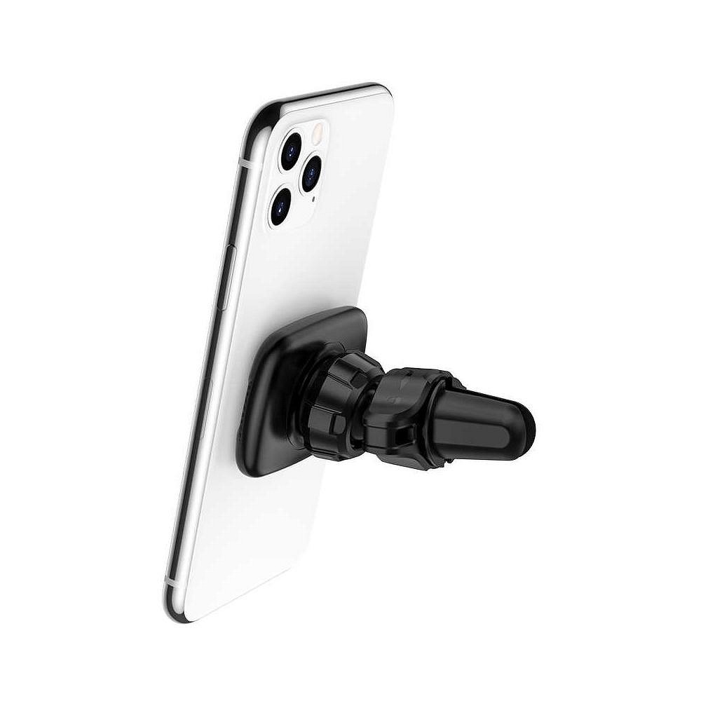 HF-VPHD65: Universal Twist Lock Magnetic Air Vent Phone Car Mount Holder, Black - Click Image to Close