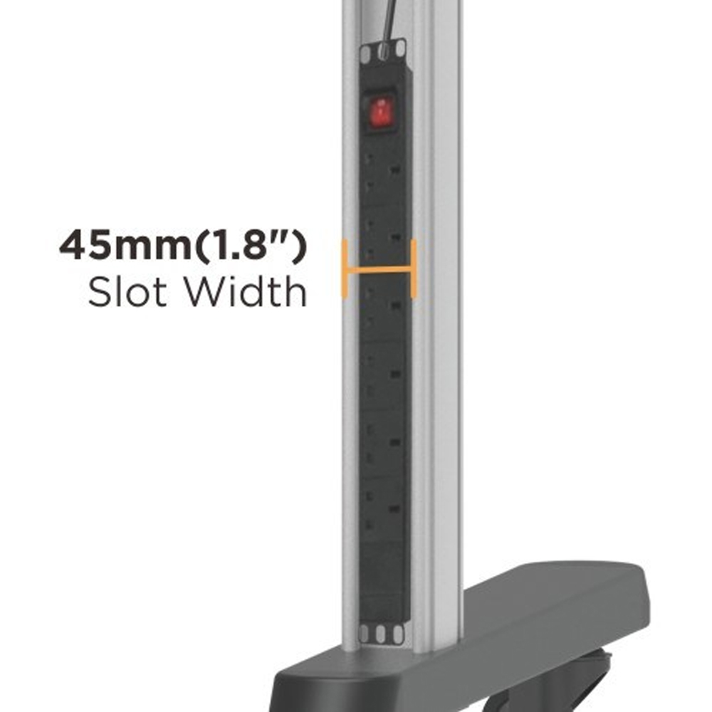 HF-VWM-C1800-1610: Video Wall Floor Stand - Column 1800mm - Click Image to Close