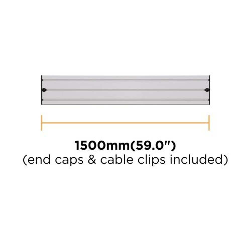 HF-VWM-R1500-1600: Video Wall Ceiling Mount/Stand - Mounting Rail 1500mm - Click Image to Close
