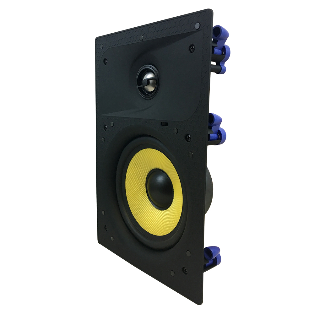 HF-W6FL: 6.5" 2-Way Frameless In-Wall Speaker, 120W Max (Pair)
