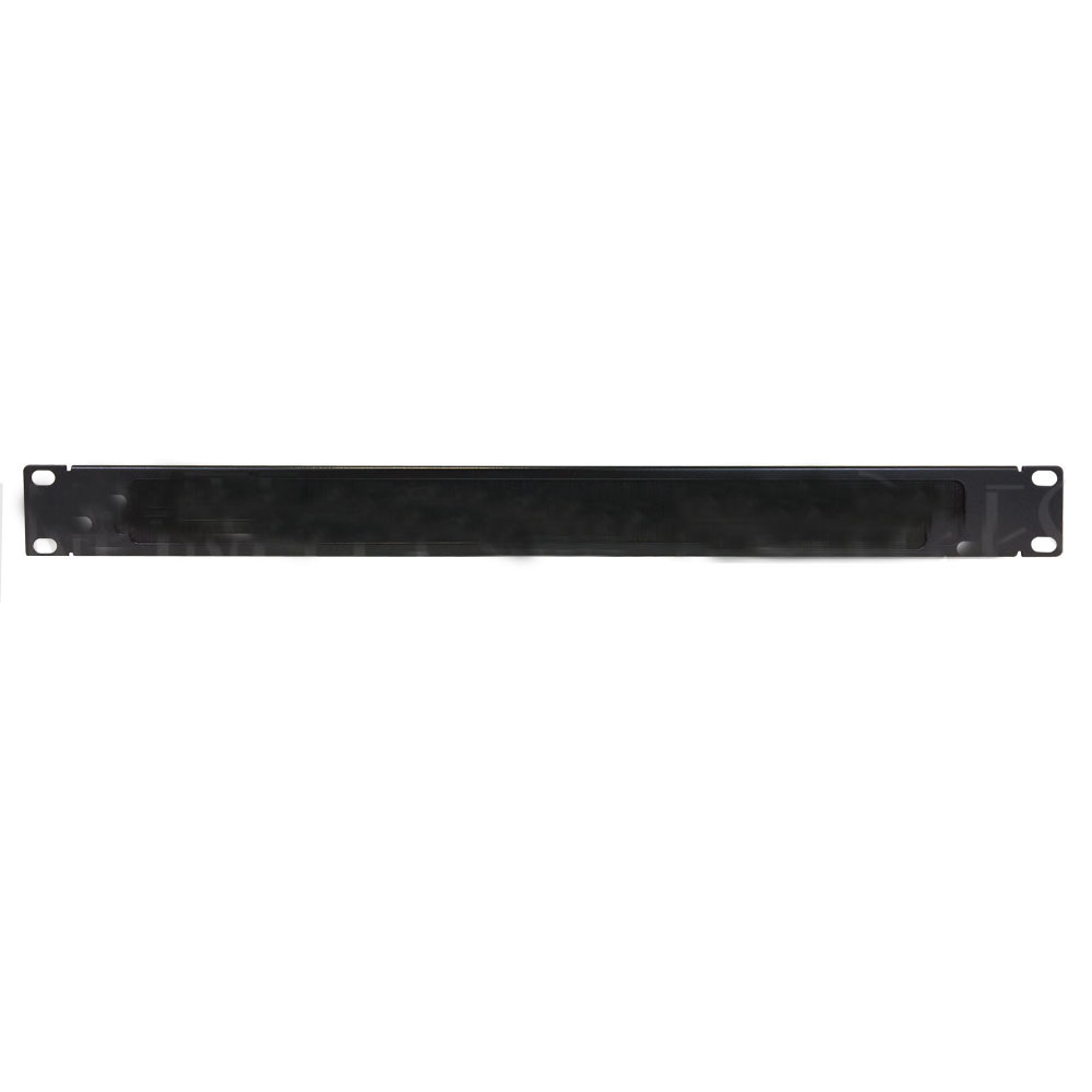 HF-WMBH-1UB: 19 inch Horizontal Pass-Through Cable Management - 1U Brush Style