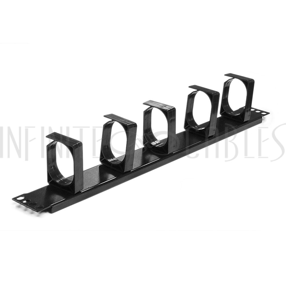 HF-WMBH-1UR: 19 inch Horizontal Cable Management 1U Ring Type