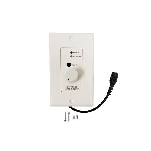 HF-WPK-SPKBL: Wall Plate Amplifier with Bluetooth v4.2 - Decora Style - 50W Max - White