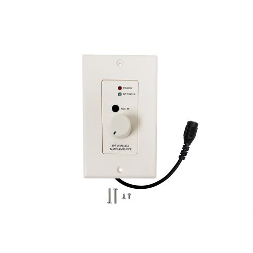 HF-WPK-VAWBT: Wall Plate Amplifier with Bluetooth v4.2 - Decora Style - 50W Max - White