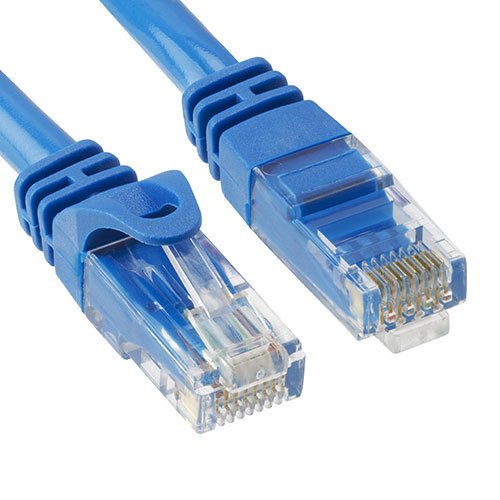 HFCAB-CAT6A-B: 1 to 100foot Cat6A UTP 550MHz molded patch cable AQUA