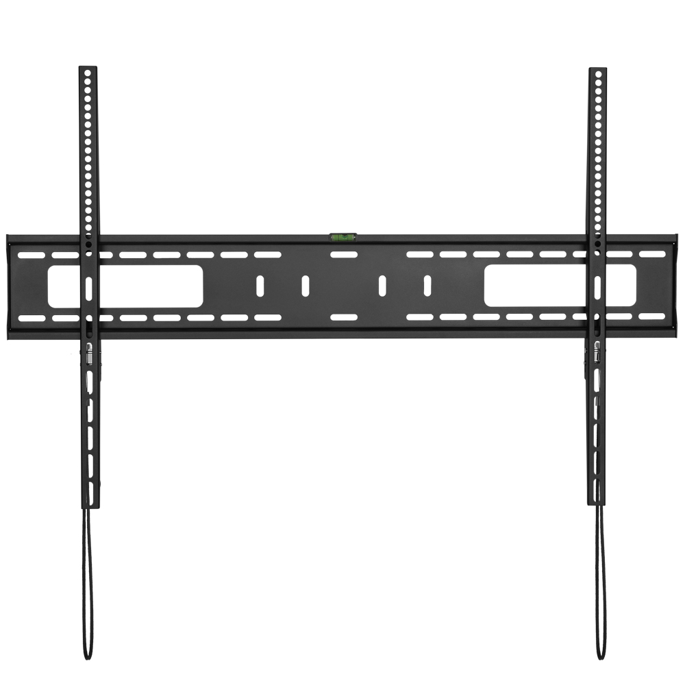 HFTM-FO60100: LCD/LED curved and flat panel wall bracket fixed open frame, VESA, size: 60-100 inch, Black (cUL) - Click Image to Close