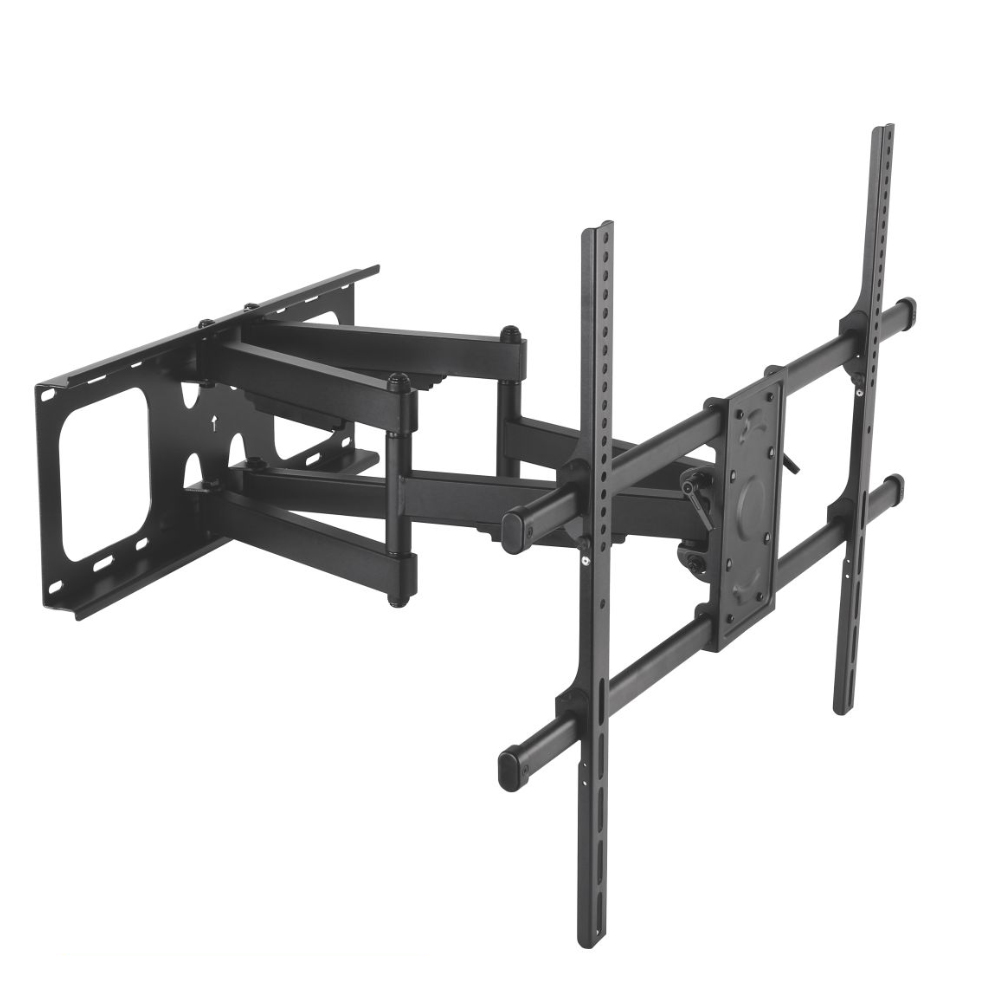 HFTM-ST755: Full Motion TV Wall Mount Bracket for Flat and Curved LCD/LEDs - Fits Sizes 50 to 90 inches - Maximum VESA 800x600
