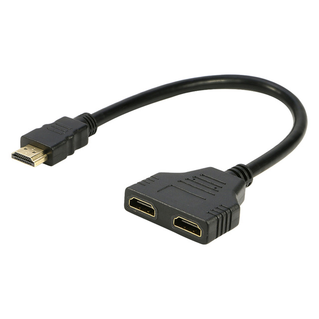 HSS2: HDMI Male To 2 HDMI Female 2 port Splitter