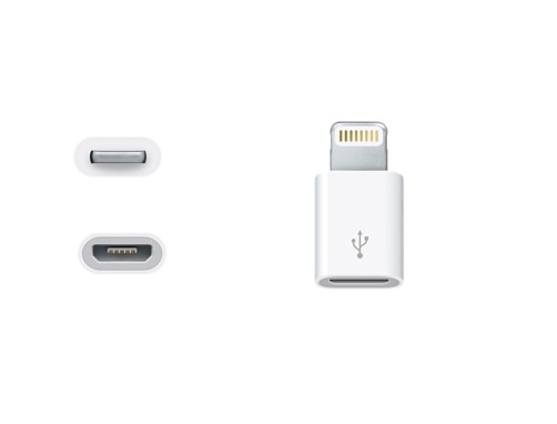 LMUA: iPhone5 Lightning to MICRO USB Adapter M/F